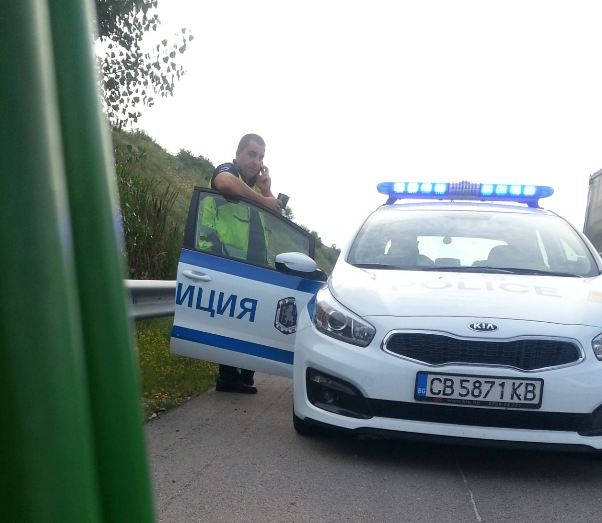 After the most spectactular 200+km of perfect freeway driving, we get a 10 euro fine. Totally worth it.